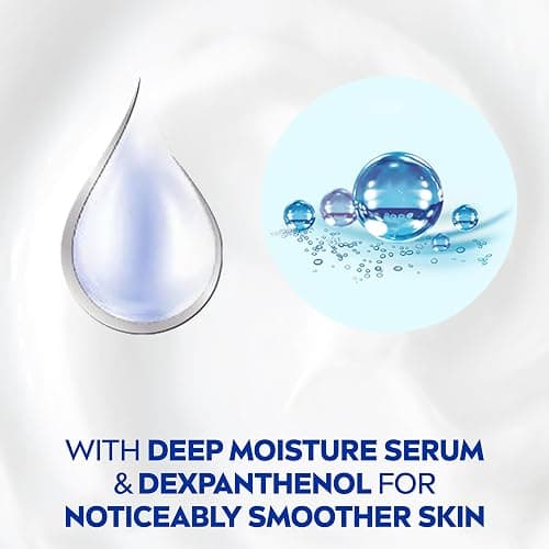 NIVEA Body Repair & Care Cream (400ml Jar), Sensitive Moisturising Cream with NIVEA DEEP MOISTURE SERUM, Body Cream with Strengthening Formula, Body Cream for Dry Skin thumbnail 4