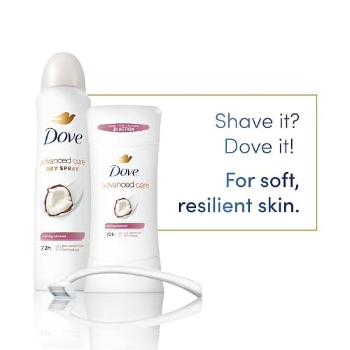Dove Advanced Care Antiperspirant Deodorant Stick Caring Coconut for Helping Repair Skin Barrier After Shaving, with 72-Hour Sweat & Odor Protection, 2.6 oz thumbnail 7