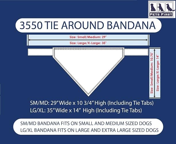 Pets First NFL Minnesota Vikings TIE Bandana, Size Small/Medium. Dog Bandana Scarf Bib for Pet Cat Dog. The Ultimate Game-Day, Party Bandana thumbnail 6