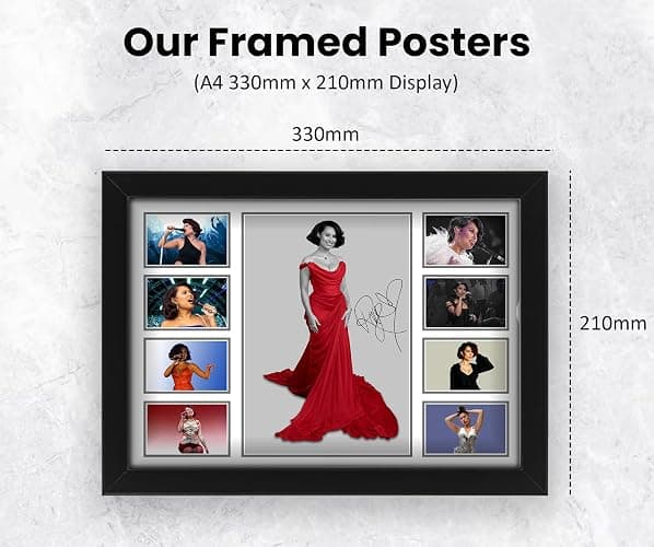 AllStarMedia Raye Autograph Poster Print - Limited Edition Collage Of The Music Legend - Signed Collector Merchandise For Fans And Rap Music Lovers (Unframed, A4 (30x20cm)) thumbnail 2