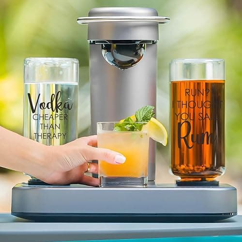 3 Sets Funny Bartesian Labels, Bartesian Accessories Waterproof Decal Stickers for Bartesian Cocktail Machine Alcohol Glass Spirit Bottle thumbnail 2