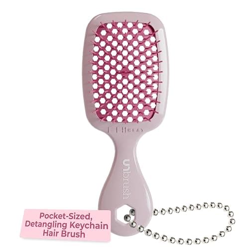 FHI Heat UNbrush Super Mini Hair Brush Keychain — Collectible Miniature Charm for Bags and Keys — Accessory for Beauty Lovers - Image 1