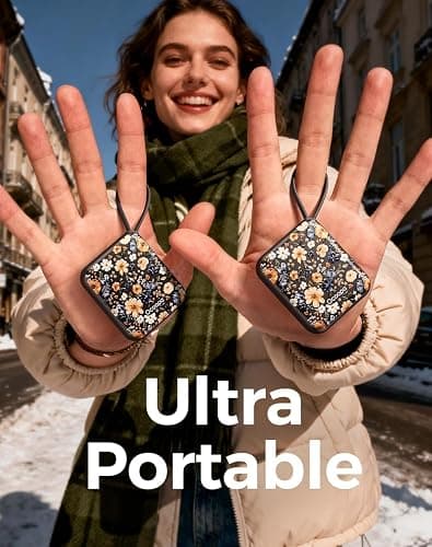 OCOOPA Hand Warmers Rechargeable, Smart Temp Control,100℉ -126℉, UL Safe, 7H*2 Long Battery, Small Palm-Sized Slim Fits Gloves, Purse, Camping, Travel, Cold Hands Gifts Women,UT5 Nano thumbnail 4
