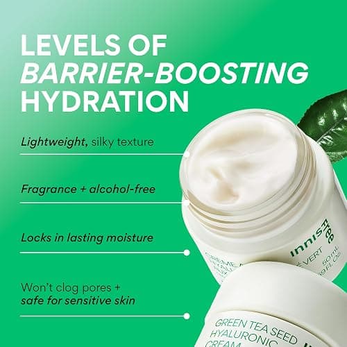 innisfree Green Tea Seed Hydrating Serum with Hyaluronic Acid & Niacinamide, Korean Face Serum for Glow thumbnail 6