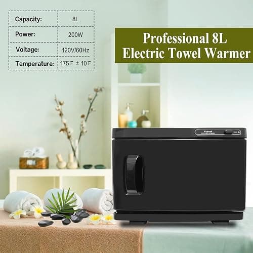 Hot towel warmer, 8L Towel Warmer Spa, Professional Towel Warmer for Facial,Small Towel warmer caddy for Salon,Spa, Message thumbnail 7