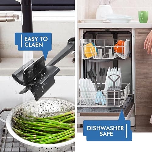 Upgrade Meat Chopper, Heat Resistant Meat Masher for Hamburger Meat, Ground Beef Smasher, Nylon Hamburger Chopper Utensil, Ground Non Stick Mix Chopper, Mix and Chop, Potato Masher Tool（Aqua） thumbnail 7