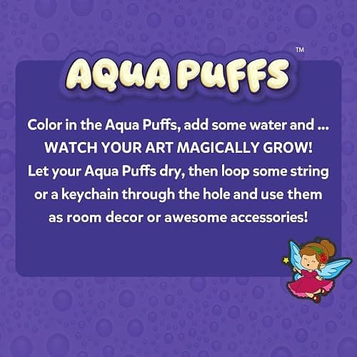 Skillmatics Aqua Puffs Unicorns, Art & Craft Gift for Kids, Paint by Number | DIY Princess Puffy Keychains, Screen-Free, Mess-Free Activity, Creative Kit for Girls & Boys Ages 4, 5, 6, 7, 8, 9, 10 thumbnail 9