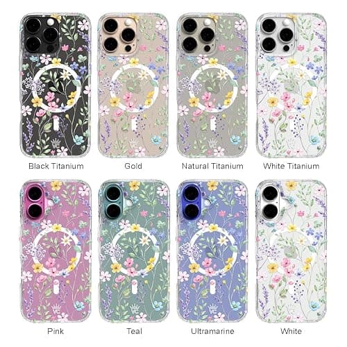 VELVET CAVIAR for iPhone 15 Pro Max Case Wildflower - Compatible with MagSafe [10ft Drop Tested] - Enchanted Floral Colorful Summer Vibes thumbnail 2