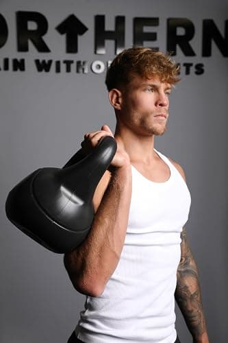 NORTHERN Vinyl Kettlebell Free Weight for Home Gym, Strength Training & Cardio Free Weight for Home Gym, Strength Training & Cardio 2-24kg thumbnail 4
