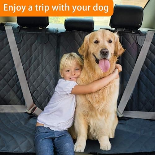 Honest Dog Car Seat Covers, Dog seat Cover with Side Flap for Cars, Trucks, and Suv's - Waterproof & Nonslip Pet Seat Cover for Backseat thumbnail 7