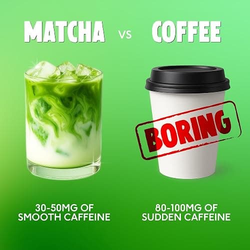 Perfect Ted Matcha Powder | Organic 30g | Ceremonial Grade Japanese Matcha Tea Powder | Matcha Fuel | (30 Servings) (30g) thumbnail 4