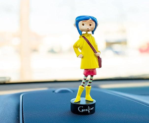 Surreal Entertainment Coraline in Rain Coat PVC Bobble Figure for Adults Only | Collectible Bobblehead Action Figure, Desk Toy Accessories | 5 Inches Tall thumbnail 6