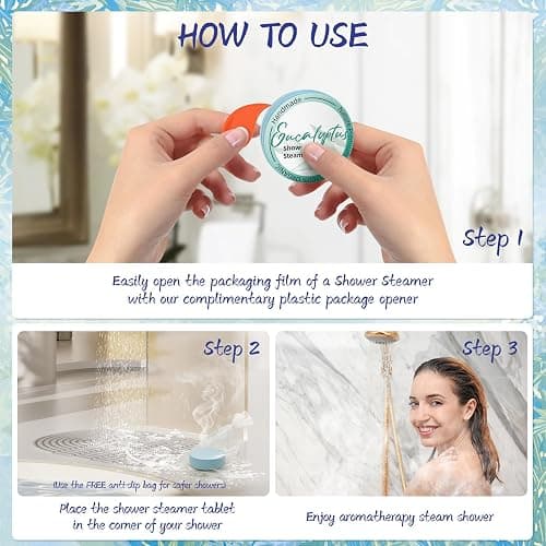 Shower Steamers Aromatherapy 8 Pack - Gifts for Women, Shower Bombs with Essential Oils, Self Care and Stress Relief Stocking Stuffers, Relaxation Birthday Gifts for Women and Men thumbnail 5