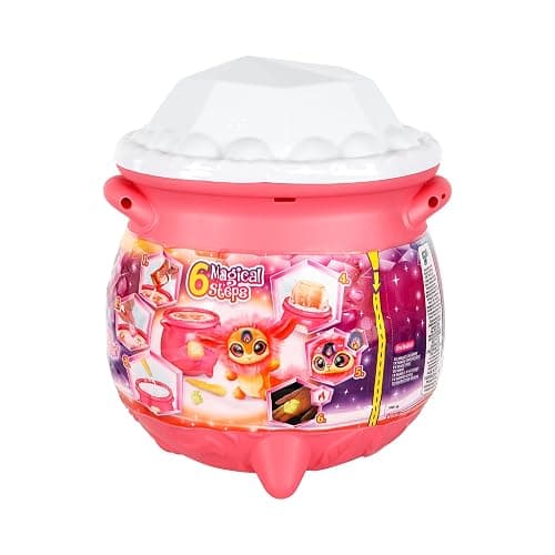 Magic Mixies Magical Gem Surprise Fire Magic Cauldron - Reveal a Non-Electronic Mixie Plushie and Magic Ring with a pop up Reveal from The Fizzing Cauldron Medium thumbnail 10