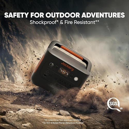 Jackery Explorer 1000 v2 Portable Power Station,1070Wh LiFePO4 Battery,1500W AC/100W USB-C Output, 1 Hr Fast Charge, Solar Generator for Camping,Emergency, RV, Off-Grid Living(Solar Panel Optional) thumbnail 6