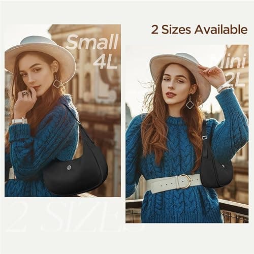 Babysun Mini Shoulder Bag Women Nylon Crescent Bag Underarm Shoulder Purse Women's Shoulder Handbags Small Tote Bag thumbnail 2