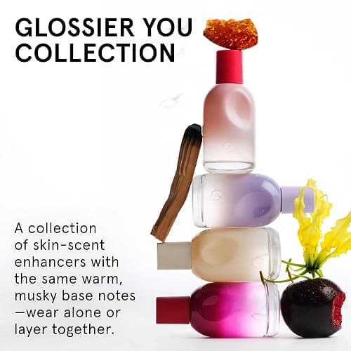 Glossier You Mini Wardrobe Fragrance Set - 4 Unisex Travel Size Eau de Parfum for Women & Men - Skin-Scent Enhancer Perfume Sampler, Smells Different on Everyone - You, Fleur, Doux, Rêve - 1.5ml Each thumbnail 3