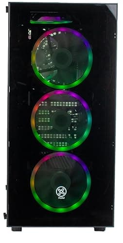 XUM Titan Prebuilt Gaming PC: AMD Ryzen 5 5500GT, Radeon Vega 7 Integrated Graphics, 16GB DDR4 RAM, 256GB NVMe SSD, 1TB HDD, 500W PSU 80+ Bronze, aRGB, WiFi 5, Windows 11 Home, Entry Level, Black Case thumbnail 6