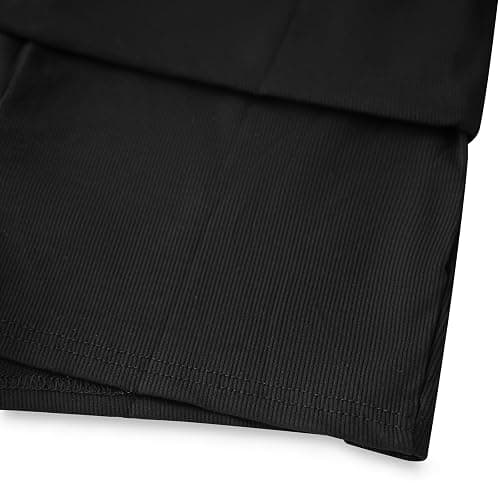 LYSINK Womens Fold Over Polka Dot Shorts Y2k Elastic Waist Low Rise Skinny Mini Micro Shorts Going Out Bottom thumbnail 6