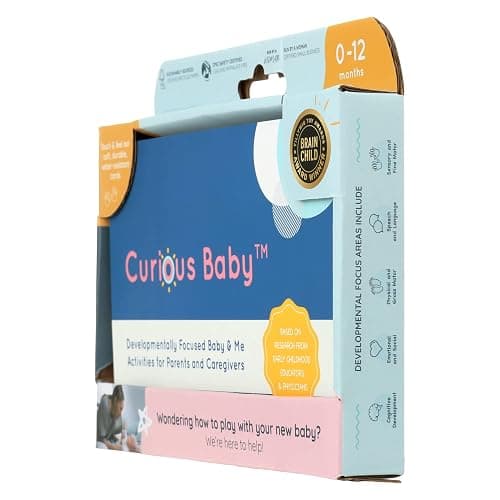 Curious Baby™ Award Winning 40+ Activities for Baby & Me (0-12 Months) | Developmentally-Focused and Stimulating Creative Playtime Ideas for Baby & Me | Includes Black/White High-Contrast Cards thumbnail 7