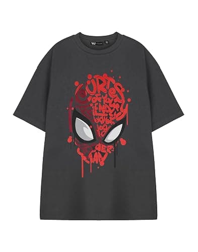 Marvel Spiderman Short Sleeved T-Shirt | Friendly Neighbourhood Spiderman Matching Kids & Adults Tee | Merchandise Gift - Image 1