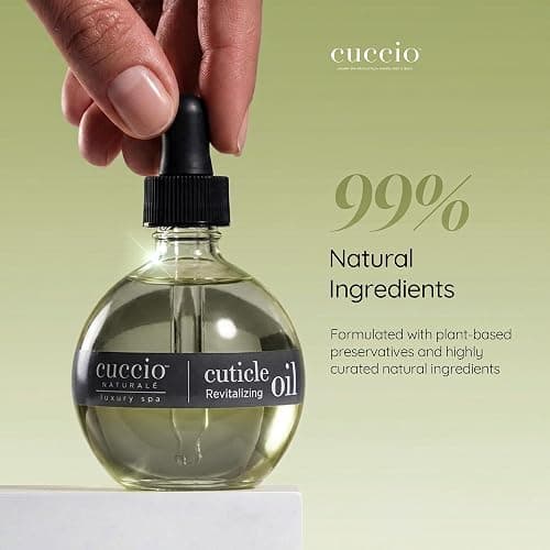 Cuccio Naturale Vanilla & Berry Revitalizing Cuticle Oil, Lightweight Fast-Absorbing Hydrating Nail & Cuticle Conditioner, Cold-Pressed Oils + Vitamin E, 2.30 Fl Oz thumbnail 3