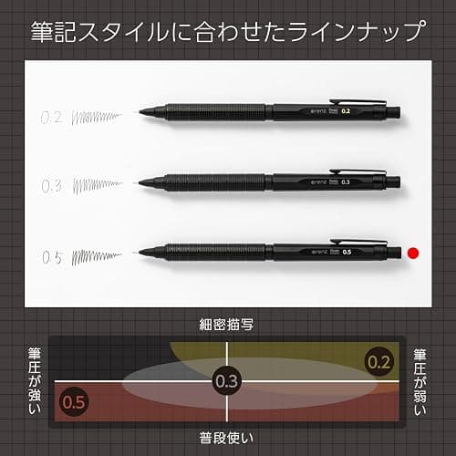 Pentel Orenznero 0.5mm Mechanical Pencil with Auto Lead Feed Feature thumbnail 2