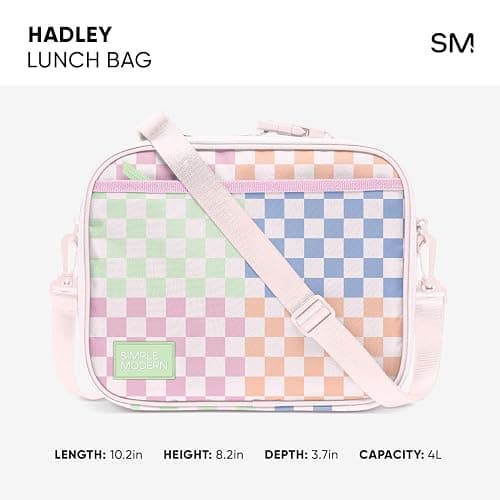 Simple Modern Hadley Lunch Box with Shoulder Strap | Kids & Adults | Insulated Bag with Pockets for Women, Men, Girls, Boys thumbnail 2