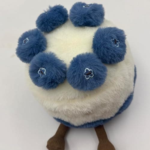 CWZY 8" Birthday Cake Plush Cute Smile Cake Pillow Stuffed Animals with Legs & Smiley Face Funny Soft Food Plushies Toy for Gifts for Kids Birthday thumbnail 6
