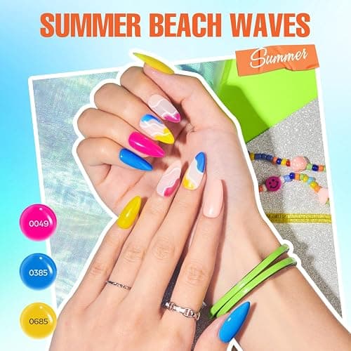 MEFA Gel Nail Polish Kit with U V Light, 32 Colors All Seasons Soak Off 60 Pcs Gel Polish Nail Set with Matte/Glossy Glitter Base Top Coat Manicure Tools Nails DIY Decorations Gifts for Women thumbnail 4