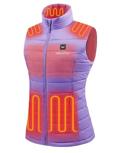 Venustas Women's Heated Vest with Battery, Lightweight Quilted Vest for Women - Image 1