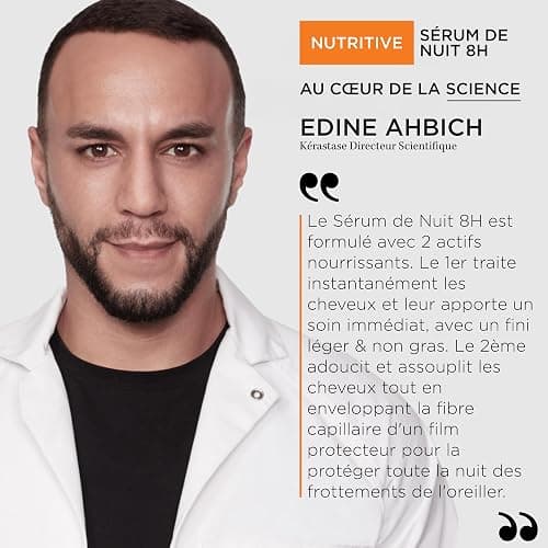 KERASTASE Nutritive - 8H Magic Night Serum Cheveux - Nourrit et Protège de L'Humidité - +98% de Force - +40% de Brillance - Protéines Végétales et Niacinamide - Texture Crème - Cheveux Secs thumbnail 5