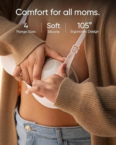 eufy Security Wearable Breast Pump S1 Electric Hands-Free Breast Pump with Heating Technology, App-Controlled Smart Rhythm, Hospital-Grade Suction, Portable Design, Leak-Proof and Ultra-Quiet thumbnail 6
