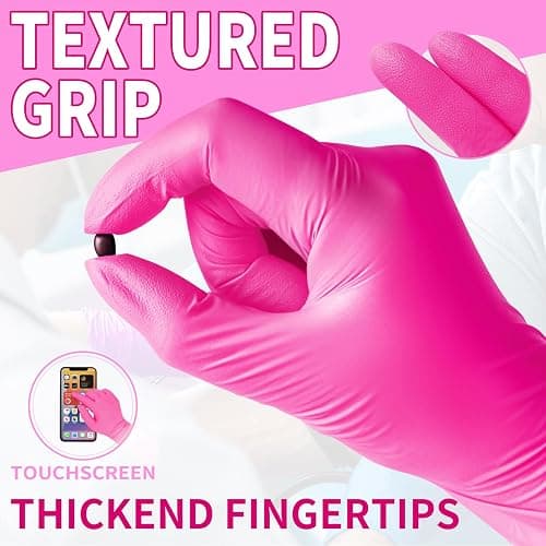 FINITEX Nitrile Disposable Latex-Free Gloves - 3.5mil 100PCS Powder-Free Latex Free Cleaning Medical Exam Food Gloves thumbnail 5