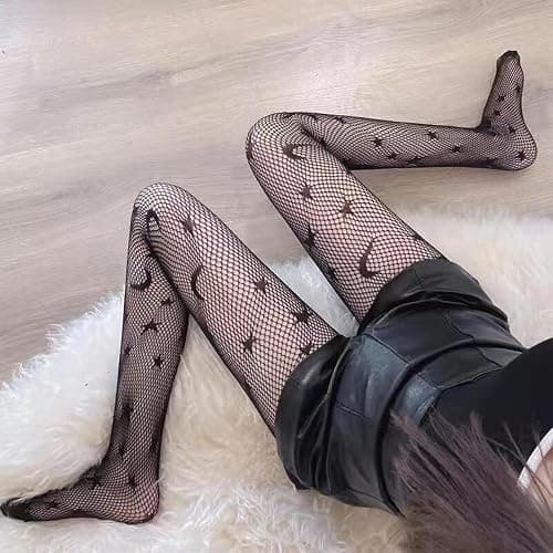 Zhixifan 3 Paar Netzstrumpfhosen Damen, Sexy Strumpfhosen Damen Schwarz mit Muster, Schlangen Netzstrumpfhose, Sexy Strumpfhosen Muster, Modisch, für Party, Cosplay, Alltag, Festival thumbnail 2