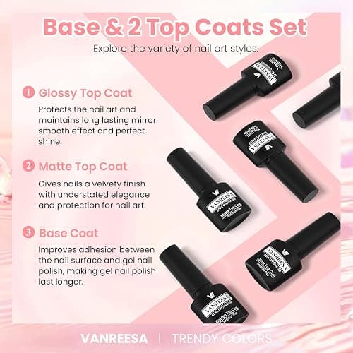 VANREESA 24Pcs Jelly Gel Nail Polish Set -Soft Milky White Nude Pink Red Brown Jelly Translucent Gel Polish Colors with Base Coat 2 Top Coats Neutral Colors All Seasons Nail Polish Set Gifts for Women thumbnail 7