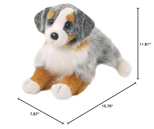 Douglas Sinclair Australian Shepherd Dog Plush Stuffed Animal thumbnail 2