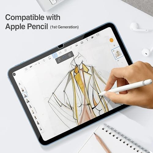 ProCase 2 Pack Screen Protector for iPad A16 2025 11th/10th 2022 Generation (11-inch/10.9), Tempered Glass Film Guard -Clear thumbnail 7
