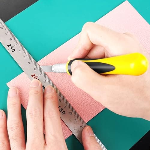 DIYSELF 16-Piece Craft Knife Set, Exacto Knife Set, 3-Piece Hobby Knife with 10-Piece Exacto Knife Blades, Precision Art Knife for Pumpkin Carving, Modeling, Exactly Knife, Pumpkin Carving Tools thumbnail 2
