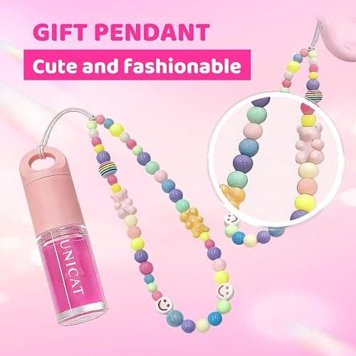 UNICAT Strawberry Lip Oil Keychain, Hydrating Lip Gloss with Jojoba Oil | High Shine, Hydrating Lip Gloss, Jojoba Oil & Vitamin E, Moisturizing Lip Care thumbnail 9