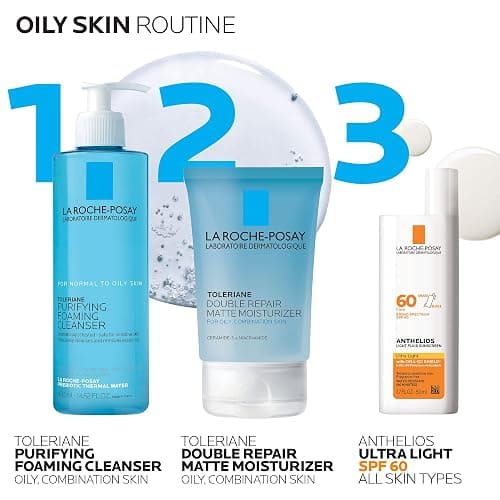 La Roche-Posay Toleriane Double Repair Matte Face Moisturizer, Daily Moisturizer For Oily Skin With Ceramide And Niacinamide For All Skin Tones, Oil Free, Non-Comedogenic, Available with SPF 30 thumbnail 9