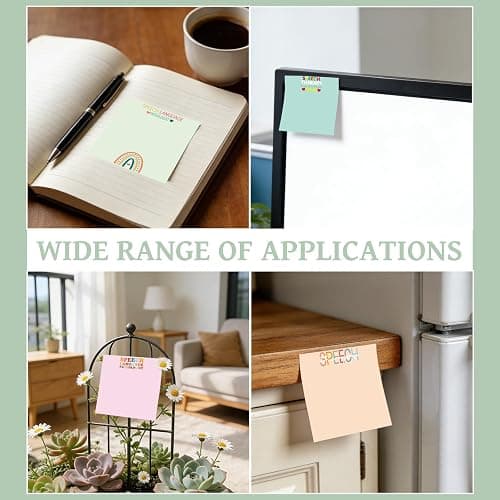 INCOK SLP Gifts Sticky Notes - 9 Pcs SLP Must Haves, Motivational Memo Note Pads for Noting Office School Supplies Thank You Speech Language Pathologist Gift for Coworkers Assistant Therapist Teacher thumbnail 6