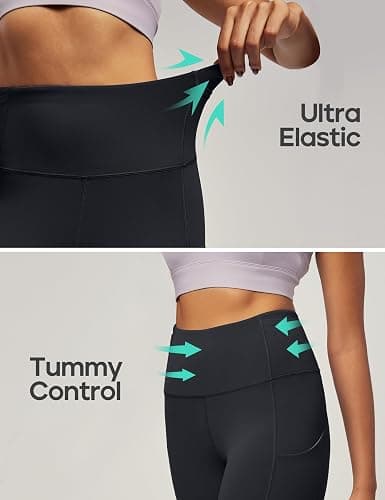 IUGA Leggings with Pockets for Women High Waisted Yoga Pants Women Tummy Control Workout Compression Running Leggings thumbnail 5