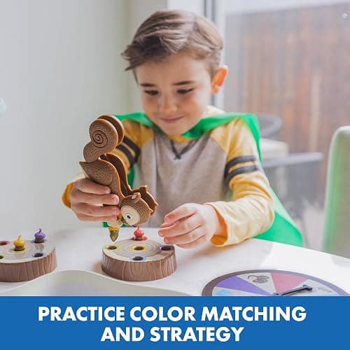 Educational Insights The Sneaky, Snacky Squirrel Game - Cute Preschool Board Games for Kids, Toddler Fine Motor Skills, Color Matching Kids Games and Fun Gifts for Girls & Boys Ages 3+ thumbnail 5