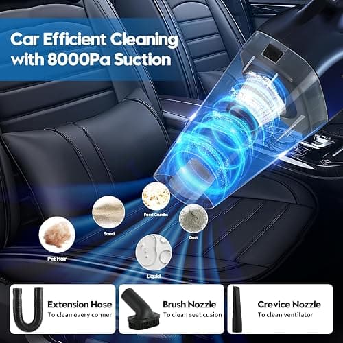Qydipclin 45Pcs Car Detailing Kit, Car Detailing Brush Set, Car Wash Cleaning Kit, Car Detailing Brushes, Professional Car Care Kit for Interior Exterior Wheels, Blue thumbnail 4