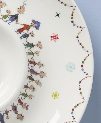 Lenox 898096 Merry Grinchmas Chip & Dip Bowl, Christmas Dishes, Festive Holiday Serveware thumbnail 4