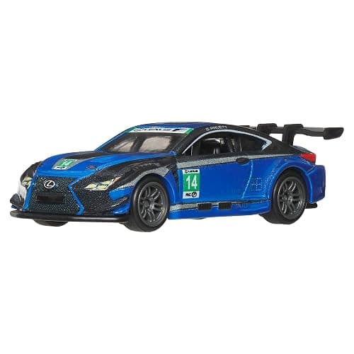 Hot Wheels Premium Car Culture Lexus RC F GT3 | Coche de juguete fundido a escala 1:64 con neumáticos Real Riders y cuerpo y chasis metálicos, Aerostyles Mix, JKF35 thumbnail 2