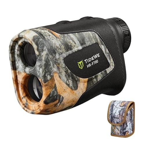TIDEWE Hunting Rangefinder with Rechargeable Battery, 700/1000Y Camo Laser Range Finder 6X Magnification, Distance/Angle/Speed/Scan Multi Functional Water-Resistant Rangefinder with Case - Image 1