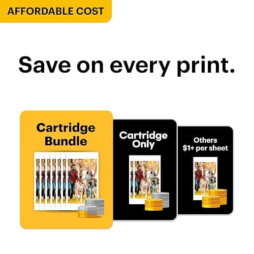 KODAK Dock Plus 4PASS Instant Photo Printer, 4x6” Portable Picture Printer, Bluetooth & Dock 2-in-1 Home and Gift Printer for iPhone & Android, 50 Sheets Bundle thumbnail 2
