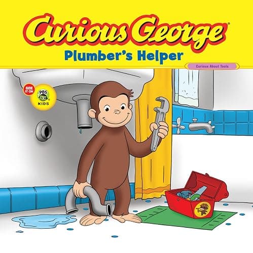 Curious George Plumber's Helper (CGTV 8x8) - Image 1